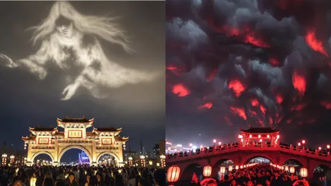 太原迎泽公园天女事件